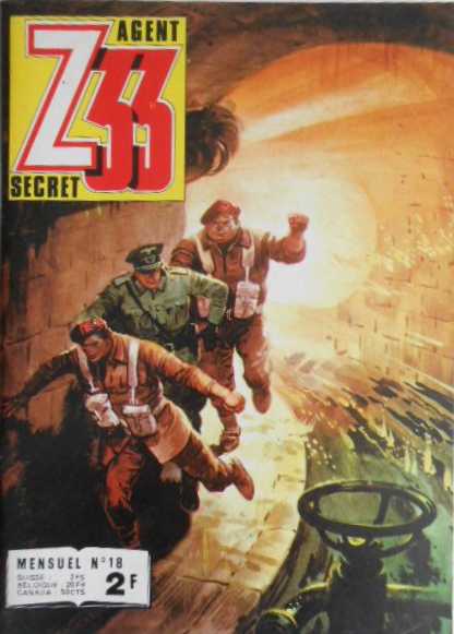 Scan de la Couverture Z 33 Agent Secret n 18